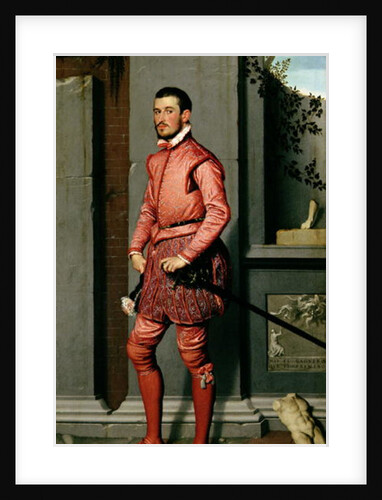 Portrait of Gian Gerolamo Grumelli, Italian statesman and noble, 1560 by Giovanni Battista Moroni
