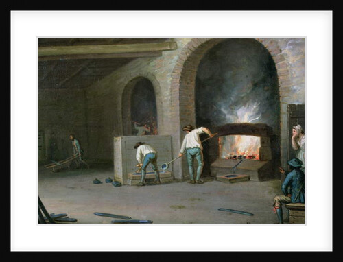 Lead Mining at Leadhills, the smelting of the lead by David Allan