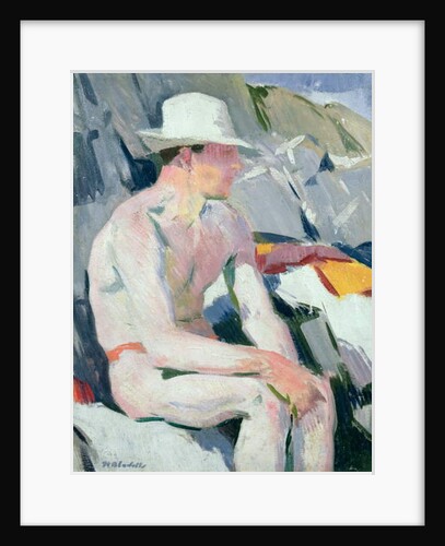 Bather in a White Hat by Francis Campbell Boileau Cadell