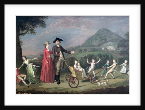 Sir James Hunter Blair, 1st Bart., with his Wife and Nine of their Fourteen Children, 1785 by David Allan