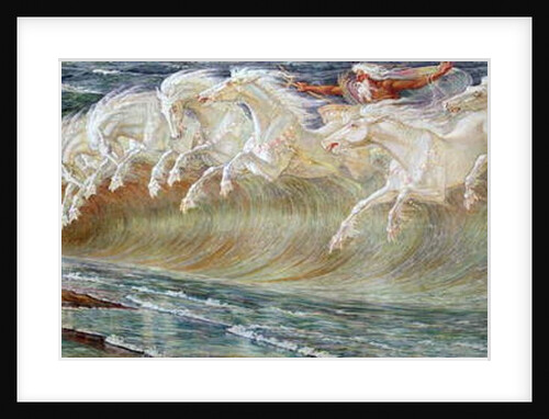 Neptune's Horses, 1892 by Walter Crane