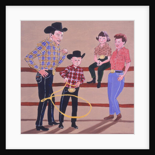 Cowboy Family, 2001 by Joe Heaps Nelson