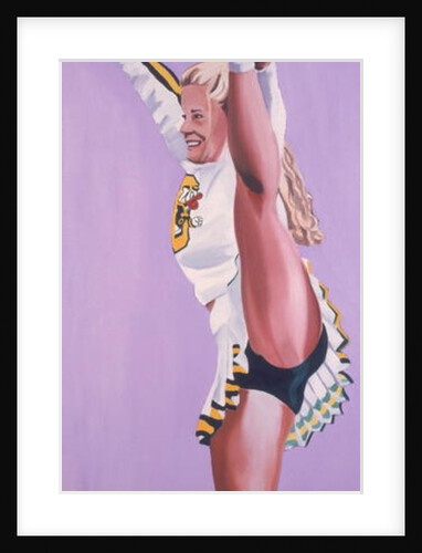 Oregon Ducks Cheerleader, 2002 by Joe Heaps Nelson