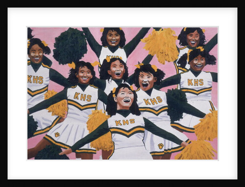 Kiamuki High School Cheerleaders, 2002 by Joe Heaps Nelson