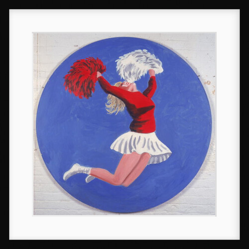 Cheerleader Tondo, 2001 by Joe Heaps Nelson