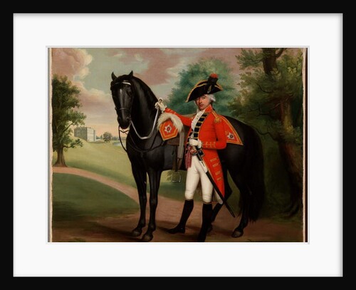 Portrait of a gentleman in military uniform by Thomas Peat