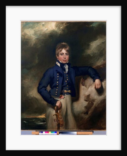Three-quarter length portrait of John Windham Dalling RN, as a midshipman by George Henry Harlow