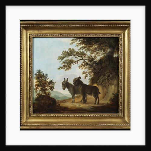 Two Donkeys in a Landscape by Benjamin Zobel