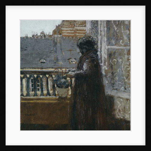 Madame Vuillard on her balcony, c.1899 by Edouard Vuillard