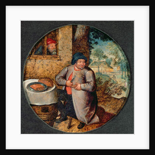 Flemish Proverb: Gluttony by Pieter the Younger Brueghel