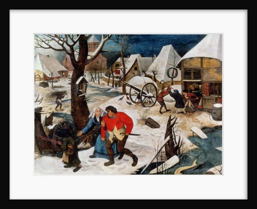 The Drunkard Being Led Home by Pieter the Younger Brueghel