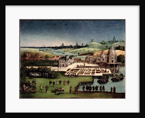 Panoramic Landscape with a Garden of Love by Lucas van Gassel