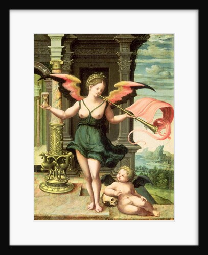 An Allegory of Fame by Master of the Female Half Lengths
