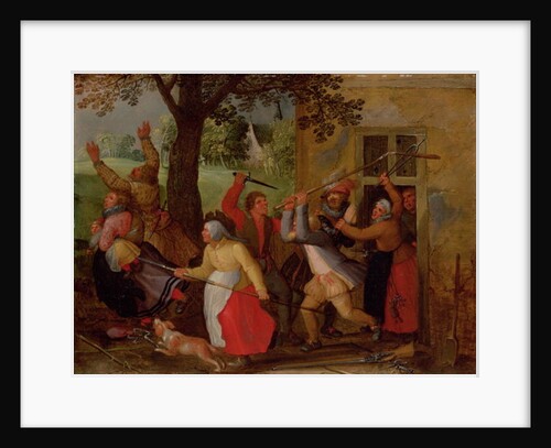 Country Pub Brawl by David Vinckboons