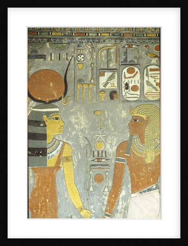 Horemheb and Hathor by Egyptian 18th Dynasty