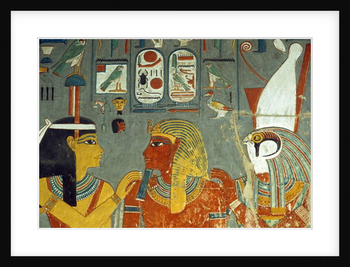 Horus, Horemheb and Hathor by Egyptian 18th Dynasty