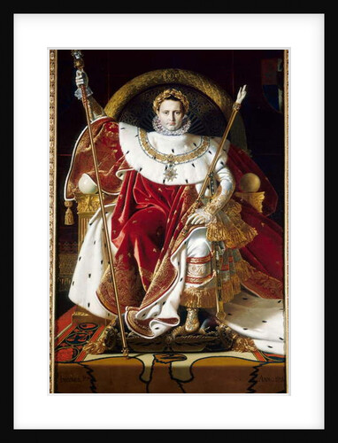 Napoleon I on the Imperial Throne, 1806 by Jean Auguste Dominique Ingres