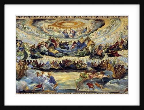 Le Paradise Esquisse, 16th century by Jacopo Robusti Tintoretto