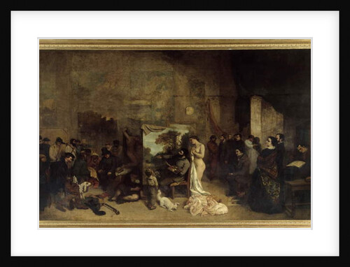 The Studio of the Painter, a Real Allegory, 1855 by Gustave Courbet