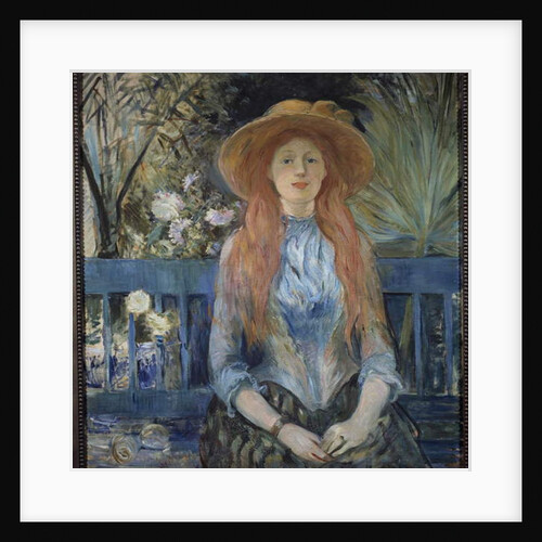 Young girl in a park, 19th century by Berthe Morisot