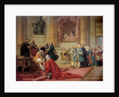 Antoine-Martin Chaumont de La Galaiziere appointed Chancellor of Lorraine by Stanislaus Leszczynski by Francois Andre Vincent