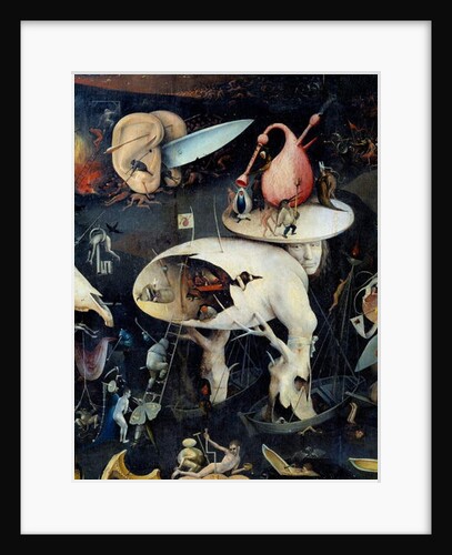 The Hell Detail of the right part of the tryptic of 'The Garden of Terrestrial Delices' by Hieronymus Bosch