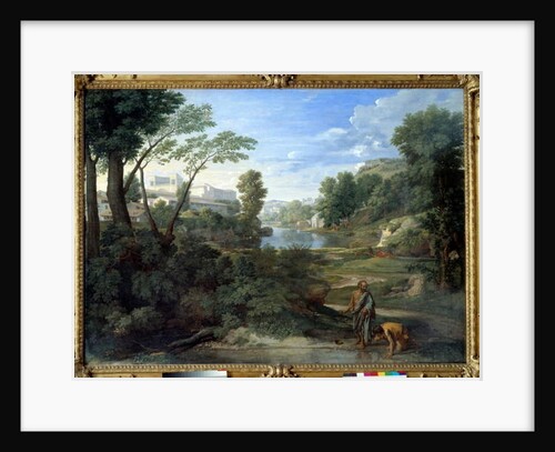 Diogene throwing his ecvil, 1648 by Nicolas Poussin