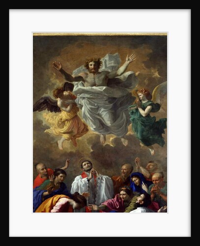 Saint Francois Xavier revives a young girl in Japan by Nicolas Poussin