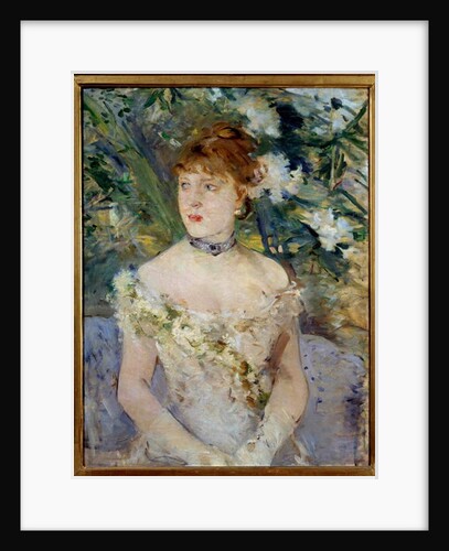 Young Woman in Ball Toilet by Berthe Morisot