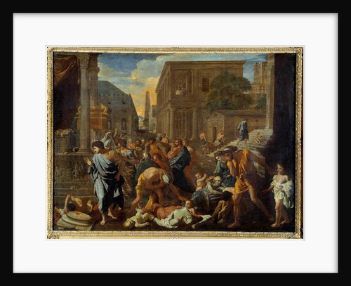 The Plague Of Asdod Says The Philistines Struck By The Plague, 17th century by Nicolas Poussin