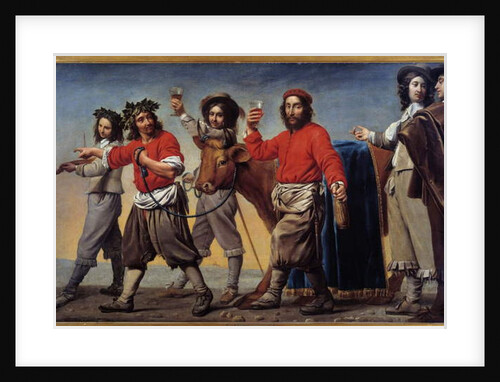 Procession Of Fatty Beef, 17th century by (school of) Le Nain Brothers