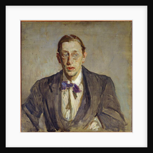 Study for the portrait of the composer of Igor Stravinsky 1913 by Jacques-Emile Blanche