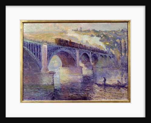 The English Bridge, Sun Setting, 20th century by Robert Antoine Pinchon