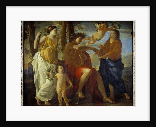 The inspiration of the poet, 17th century by Nicolas Poussin