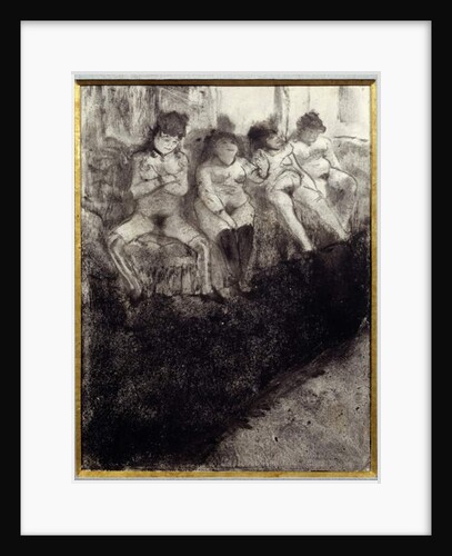 Waiting Second Version, 1879 by Edgar Degas