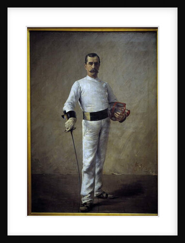 Fencing: 'The Master of Arms”, 20th century by Tancrede Bastet