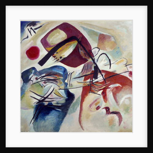 With the Black Bow, 1912 by Wassily Kandinsky