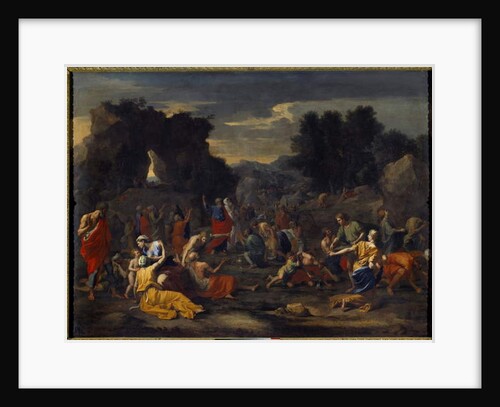 The Israelites Collecting Manna In The Desert, 17th century by Nicolas Poussin