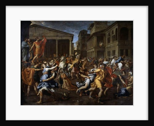 The Removal Of The Sabines By The Romans, 17th century by Nicolas Poussin