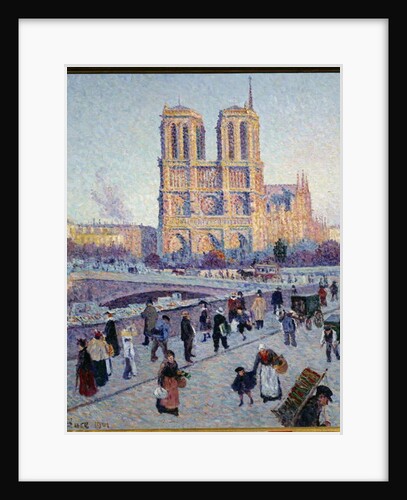 The Quai Saint Michel and Notre Dame, 1901 by Maximilien Luce