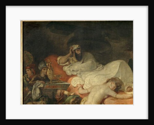 Detail: Death of Sardanapale by Ferdinand Victor Eugene Delacroix