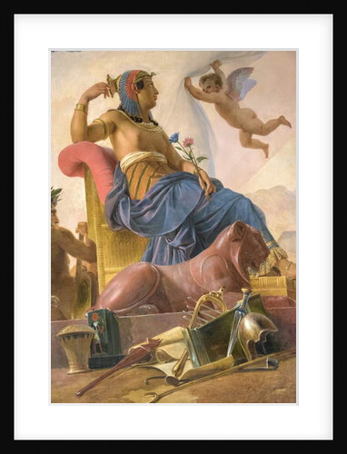 The Study and Genia Devote Ancient Egypt to Greece by Francois Edouard Picot