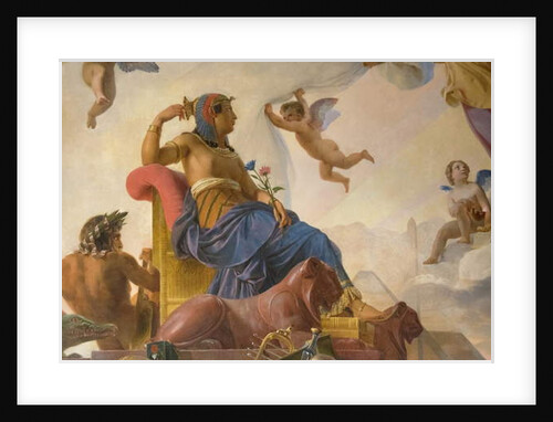 The Study and Genia Devote Ancient Egypt to Greece, 1827 by Francois Edouard Picot