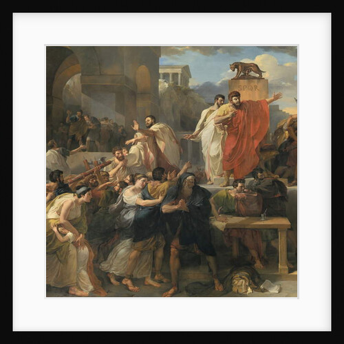 Detail of: Death of Virginia by Guillaume Lethiere