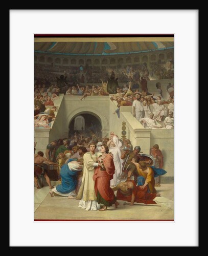 The Christian Martyrs Entering the Amphitheatre, 19th century by Francois Leon Benouville