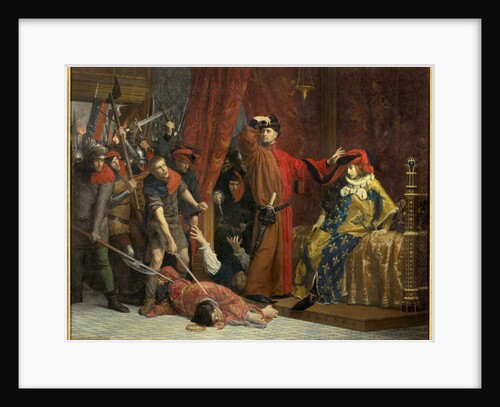 Etienne Marcel and the Dolphin Charles on February 22, 1358 by Etienne Lucien Melingue