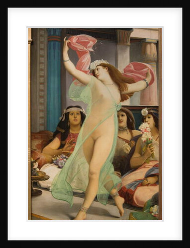 Oriental dancer in a harem by Jean Jules Antoine Lecomte du Nouy