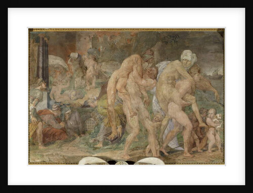 The twins of Catania 16th century by Giovanni Battista Rosso Fiorentino