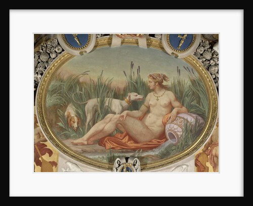 The nymph of Fontainebleau 16th century by Jean Alaux