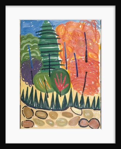 Blue Poles, 2007 by Janet McKenzie